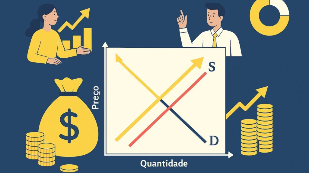 Microeconomia: oferta, demanda e equilíbrio de mercado, curva de oferta e demanda, bens substitutos e complementares, equilíbrio de mercado, microeconomia aplicada