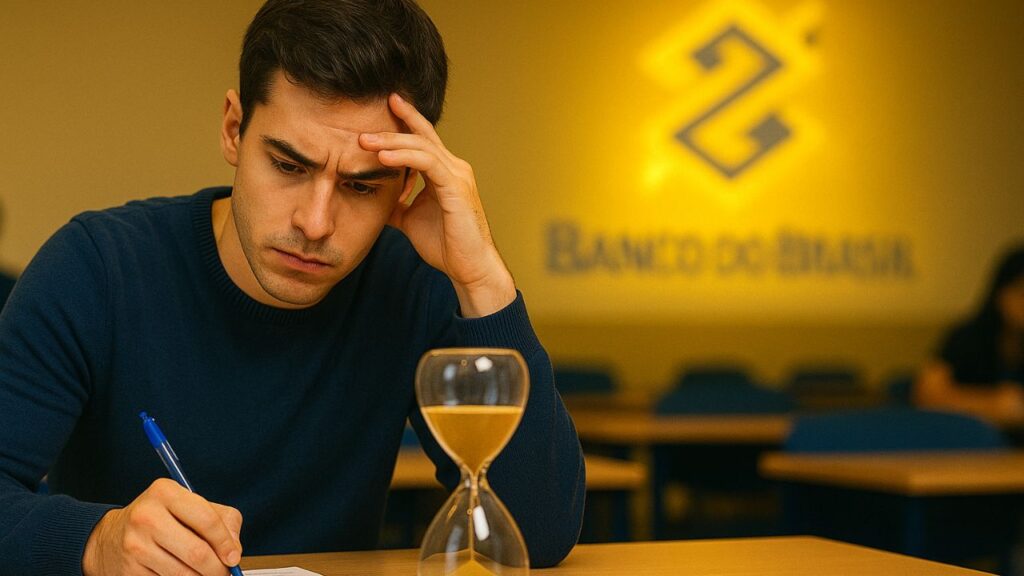 como administrar o tempo de prova no concurso do Banco do Brasil, gestão de tempo Banco do Brasil, prova objetiva e redação Banco do Brasil, tempo por questão concurso BB, estratégia de prova CESGRANRIO
