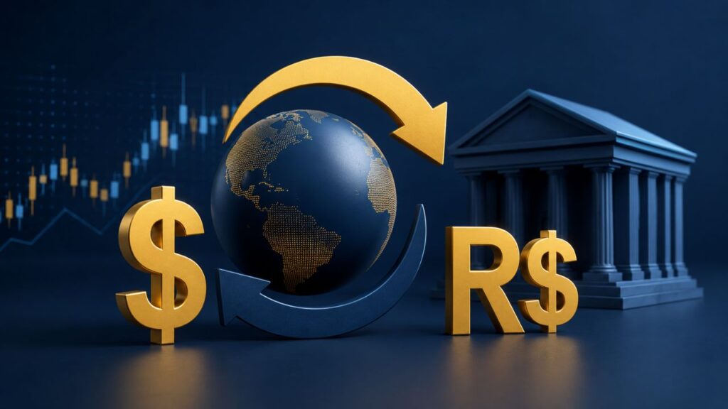 Representação do swap cambial usado pelo Banco Central na política cambial brasileira