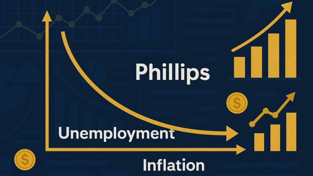 curva de phillips na economia e no mercado financeiro, curva de phillips, inflação e desemprego, política monetária, capriata cursos
