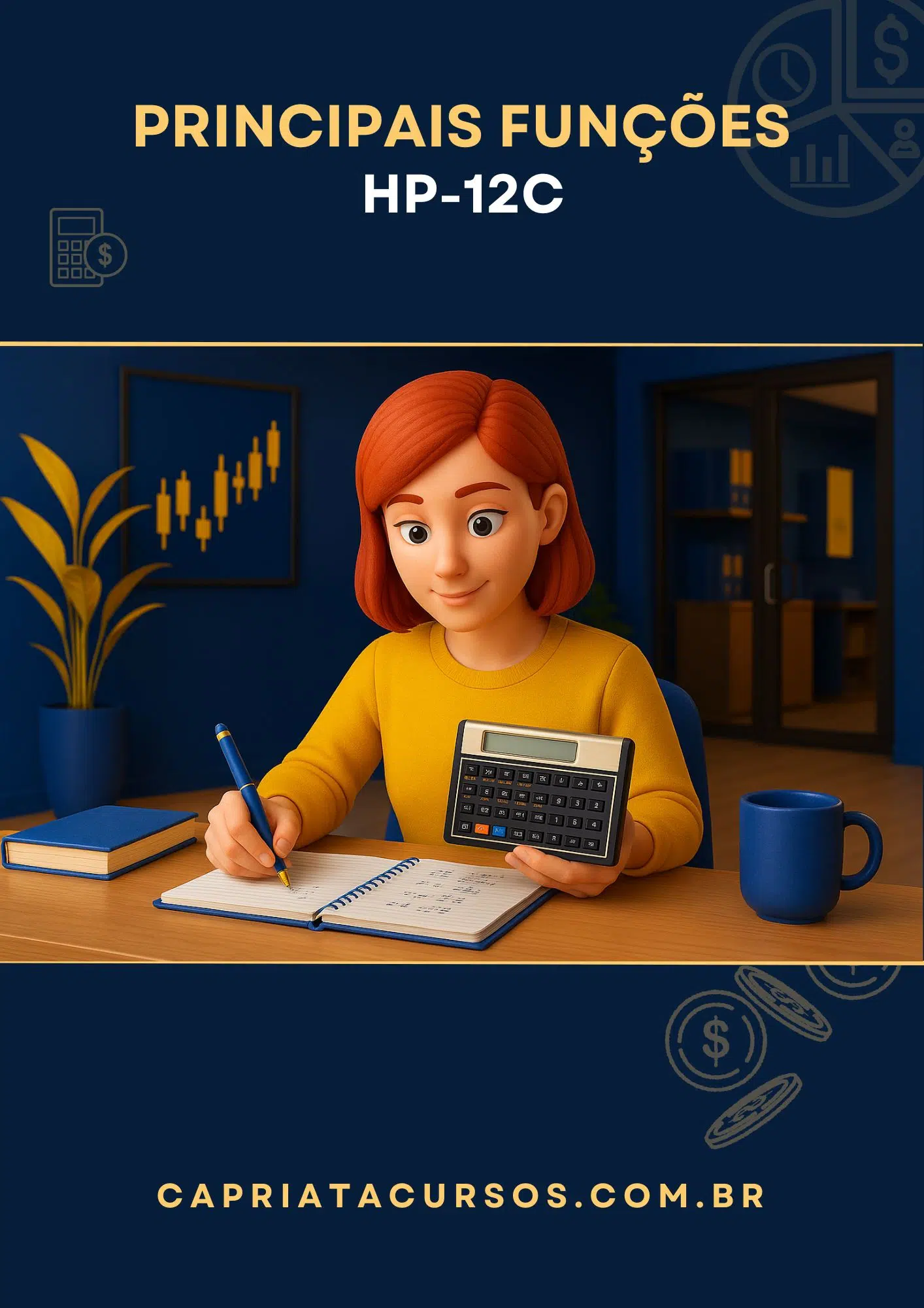 como usar a HP-12C, como usar calculadora hp, como calcular com a hp12c
