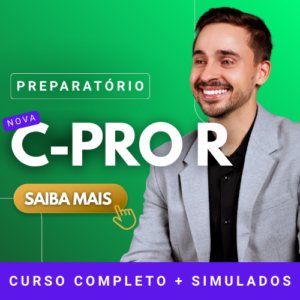 Curso C-Pro R, Certificação C-Pro R, ANBIMA CPROR, Preparatório C-Pro R