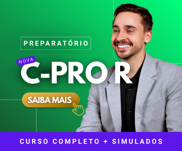 Curso C-Pro R, Certificação C-Pro R, ANBIMA CPROR, Preparatório C-Pro R