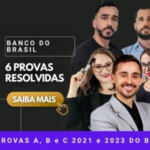 provas banco do brasil, provas resolvidas concurso banco do brasil, provas comentadas concurso banco do brasil