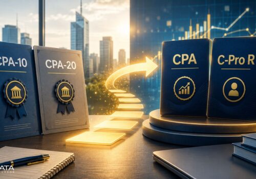 Ilustração sobre a migração da CPA-10 e CPA-20 para as novas certificações CPA e C-Pro R.