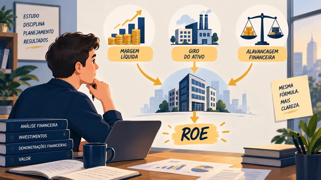 ROE e Modelo DuPont na análise da rentabilidade de uma empresa